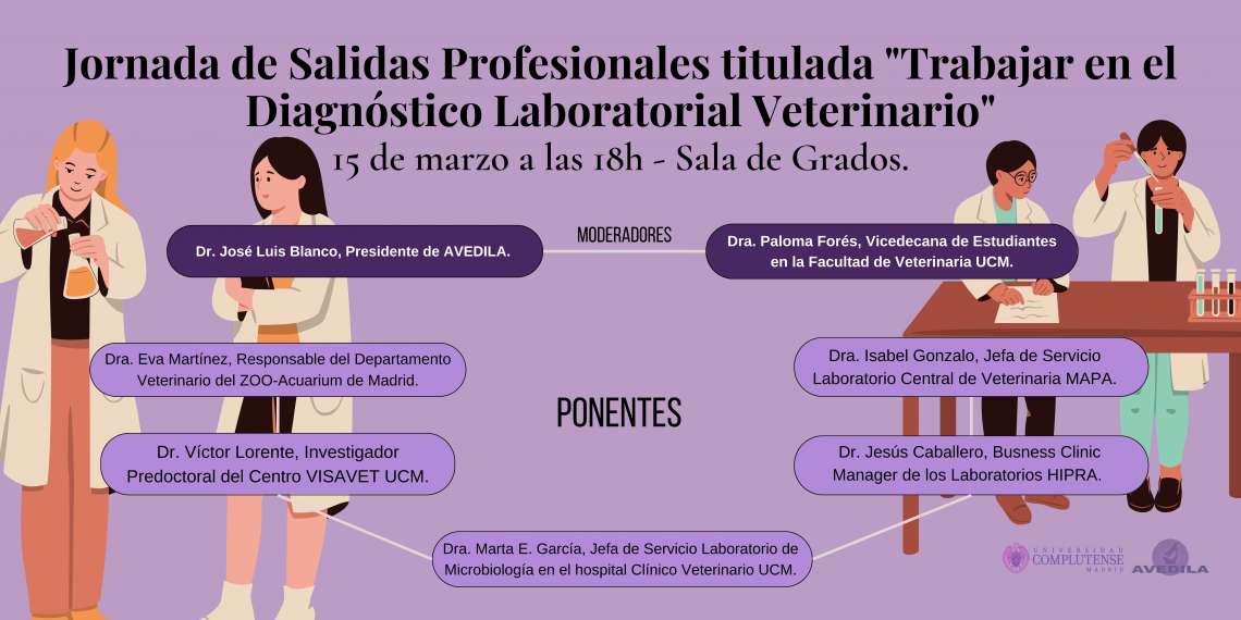 Jornada de Salidas Profesionales: Trabajar en el Diagnóstico Laboratorial Veterinario. - 1
